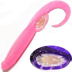 추랑 국내생산 자체개발 더 강해진 멸치향 광어 다운샷웜, 1세트, 8.65g, 037 핑크