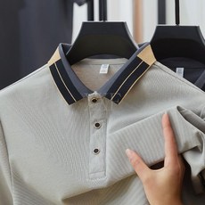 色織透氣 Polo衫 男 夏季新款 商務休閒 百搭 簡約 男士 T恤