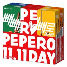 LOTTE 樂天 巧克力餅乾棒組 166g 4盒入, 1組, 原味口味+杏仁口味+巧克力餅乾口味+酥脆口味