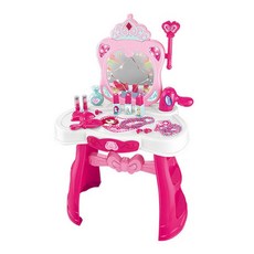 8907兒童大型聲光魔鏡梳妝組 (辦家家酒系列) - 女生化妝玩具梳妝台, 1個, 粉紅色
