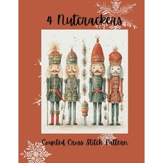 호두까기 인형 4종: 카운트된 크로스 스티치 패턴 홀리데이, 기본