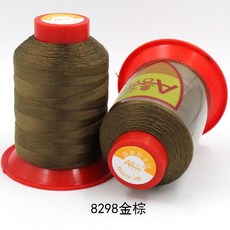 고강도 폴리에스터 기계 및 매트 원사 실 봉제 수제 0.4mm 실 수리용 신발 가죽 210D/4 소파, 8295, 1개