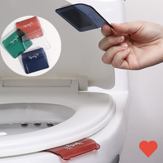 화장실 변기시트 투명 아크릴 위생 손잡이 화장실용품 욕실용품 변기커버 위생용품 투명손잡이, 상세페이지 참조