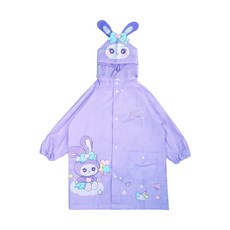 雪倫小舖 兒童雨衣 升級版含書包位 加大帽簷 贈收納袋 幼兒園輕便雨衣