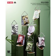 POP MART SKULLPANDA 庭前墨梅系列 香包掛件盲盒, 詳見包裝, 詳見包裝
