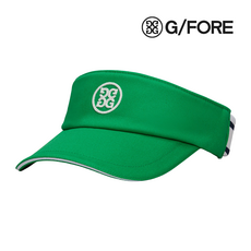 지포어 G/FORE 여성 골프 썬캡 로고 자수 밴디드 바이저 골프모자, 1개, CLOVER
