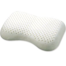 班尼斯 窩型枕 天然乳膠枕頭 馬來西亞保證 附贈抗菌布套/手提收納袋, 乳白色, 1個