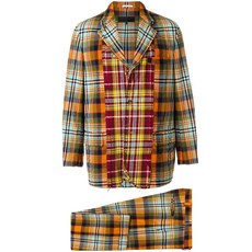 꼼 데 가르송 중고 플레이드 투피스 수트