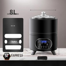 발효 음식 제조기 업소용 베이킹 요거트 요거트메이커 그릭 흑마늘 다기능 가정용, 8L 블랙, 기본 모델명/품번