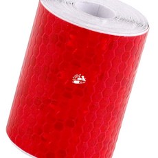 벌집 반사 테이프 레드 5cm x 3m 안전테이프 야간반사스티커 화물차반사테이프