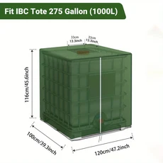 옥스포드 패브릭 IBC 보호 커버 정원 박스 야외 마당 잔디 용품, 01 Green