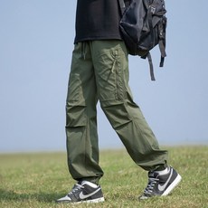 防風休閒沖鋒褲 秋冬款防水工裝褲 登山戶外徒步運動男款長褲