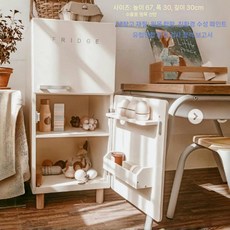 사비오코 냉장고장난감 소꿉놀이 스페인으로 주방 냉장고 주방용품 역할놀이장난감 목재, 원목 냉장고+목재 식품