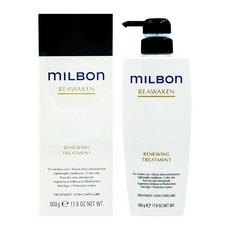 MILBON REAWAKEN RENEWING TREATMENT 護髮素, 1個, 500ml