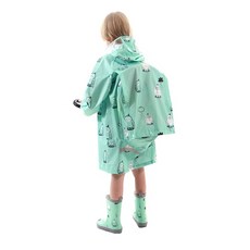 優貝選 北歐風童趣彩繪兒童雨衣