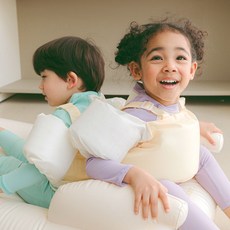 모모네 유아 팔 튜브 암링 자켓 아기 퍼들점퍼 구명 물놀이 수영 조끼, 버터 퍼들 점퍼, 1개