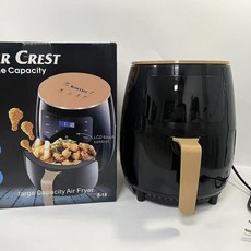 6L Air fryer跨境炸鍋空氣家用大容量薯條機多功能觸屏烤箱臺灣, 1個, 美規110v空氣炸鍋(國內不能使用)