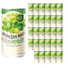 웅진 자연은 샤인머스캣, 30개, 180ml