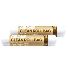 기본에 크린롤백 대 200매, 대(L), 200개, 2개