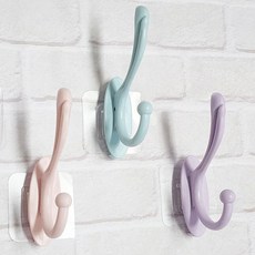 걸이대 무타공 수건 부착식 샤워타올 접착식, 1개