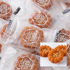 여직원 사무실간식 미니꿀약과 1kg box 추억의 가족선물 한국과자, 1개