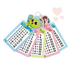 [신비아파트] 18매세트 수학카드 구구단표 구구단카드 수학교구 교육카드 학습교구 구구단놀이 할인상품