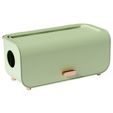 HK.sell 멀티탭 정리함 히든 커버, 1개, 올리브그린