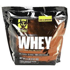 MUTANT 蛋白粉 3重巧克力味, 1個, 2.27公斤