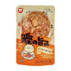 海兒廚房 朝市場貓餐包 60g【24包組】鰹魚 白身魚 鮭魚 蟹肉棒, 1個, 鰹魚+鮭魚 ASA06P,超取限2組