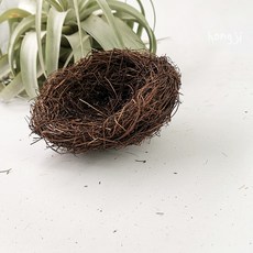 鳥巢鳥窩仿真鳥巢仿真鳥窩空鳳裝飾diy攝道具園藝裝飾多肉微景觀手工藝田園鄉村, 1個