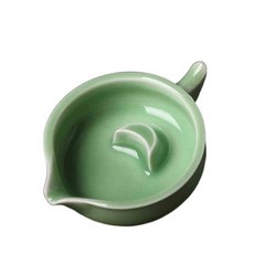 연적 덮개포함 잉크접시 벼루 다용도 도자기 먹그릇 먹물 카트리지 국다용도 묵지 붓걸이 필세, T02-반달+뚜껑 메이지칭 도자기