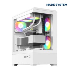 메이드시스템 조립컴퓨터 풀세트 조립PC 게이밍PC 아이온2 게임용 컴퓨터 본체 롤 오버워치 피파 배그 배틀그라운드 디아블로 데스크탑 고사양PC, 윈도우 11 홈, 1TB, 32GB, 지포스 RTX 5060, AMD 7400F MW14