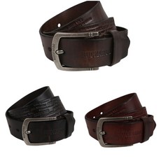 버커루 남성 투톤 소가죽 벨트 38MM B245AT120P_US