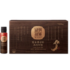 (영자매 )한국 야쿠르트 발효발휘 홍삼 30 병 (쇼핑백 포함 )- 1일1병, 10ml, 30개