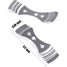 금속 캔들 심지 거치대 실버 스테인리스 스틸 센터링 장치 클립 바 제작용 2개 5개, Silver 2Pcs, 01 Silver 2Pcs