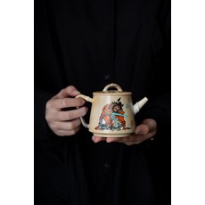 景德鎮手工陶瓷茶壺，手繪鍾馗, 商品主圖, 1個
