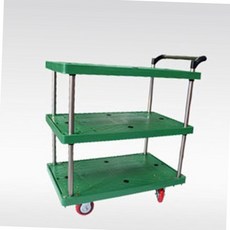 플라스틱 3단 미니 대차 다용도 식당 운반 서빙카트 트롤리 3단카트 미니서빙카