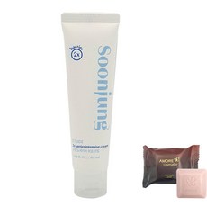 NEW에뛰드 순정 2x 베리어 보습 크림 60ml+헤라미용비누1개 지급, 1개, 60ml