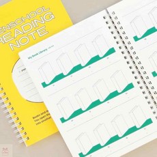 스프링노트 독서기록장 50권, 옐로우