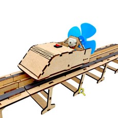 자기력 풍력실험 자기부상열차만들기 자석레일 3개 과학실험교구