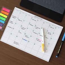 오몽스 먼슬리 빅 플래너 노트 패드, 1개, 화이트(좌철)