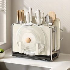 오라플 올인원 다용도 칼꽂이, 버터크림, 1개