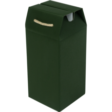 주호팩 끈손잡이 다용도 선물상자 04-3 (124x124x230), 진녹, 10개