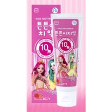 Secret Jouju 珠珠的秘密 低氟兒童牙膏 草莓味 80g 溫和護理, 1個, 草莓味80g