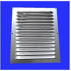 알루미늄 에어 벤트 환풍기 그릴 언더 루버 304 스테인레스 스틸 구리 레인, 4) W250H300mm AL