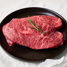 [한우이츠] 한우 1++ 부채살 스테이크 소고기 캠핑 바베큐, 2개, 300g