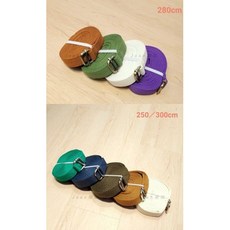 艾揚格純棉瑜珈伸展帶 瑜珈帶，加長設計，親膚舒適，多種顏色可選，堅固耐用，輕巧易攜帶, 紫250cm, 1個