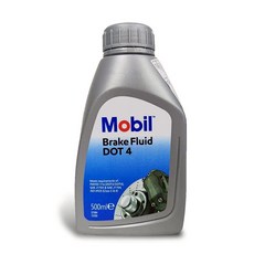 Mobil DOT 4 煞車油 500ml, 1個, BRAKE FLUID DOT4