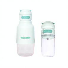 2合1製冰榨汁杯行動刨冰機, 淺綠色, 1個, 刨冰550ML / 榨汁300ML