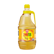 오뚜기 2배 양조 식초 PET, 1.8L, 6개
